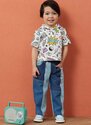 Toddlers hætte-T-shirts og -jeans