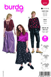 Bluse. Burda 5771. 