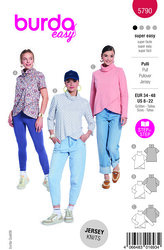 Pullover. Burda 5790. 