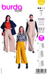 Bukser, veste, bluser. Burda 5793. 