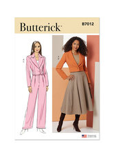 Jakke, nederdel og bukser. Butterick 7012. 