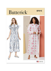 Natkjoler med ærme- og længdevariationer. Butterick 7015. 