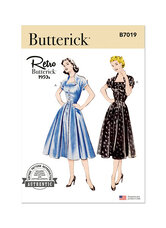 Kjole. Butterick 7019. 